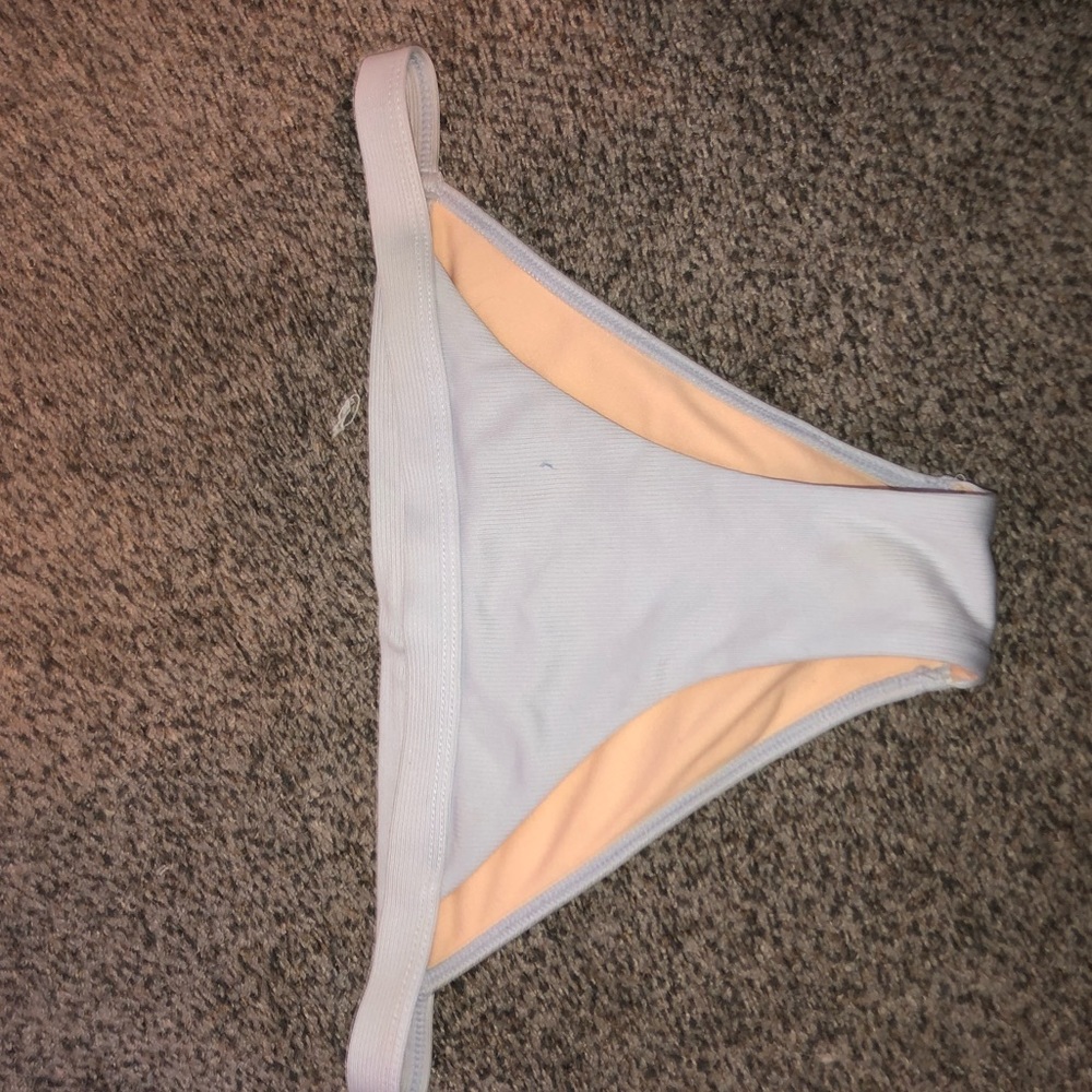 Pale blue bikini bottoms